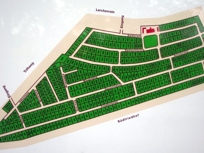 Gartenplan